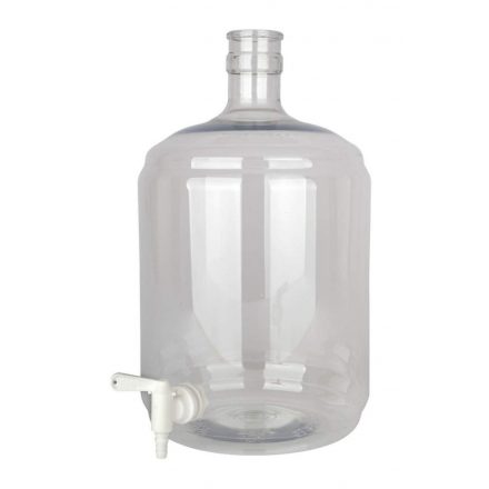 Carboy PET 12 literes erjesztő, csappal