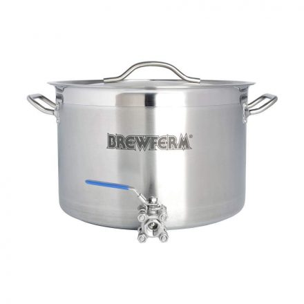 Brewferm homebrew kettle SST 20 l with ball valve (36 x 24 cm)