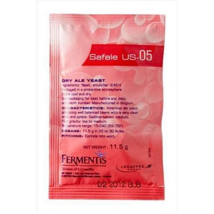 Fermentis Safale US-05 sörélesztő, 11,5g