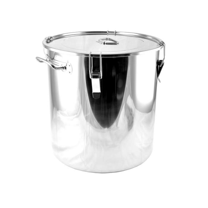 Stainless steel food container with buckle 40 litres