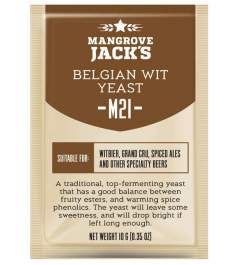 Mangrove Jack's Belgian Wit M21 Brewers Yeast, 10g
