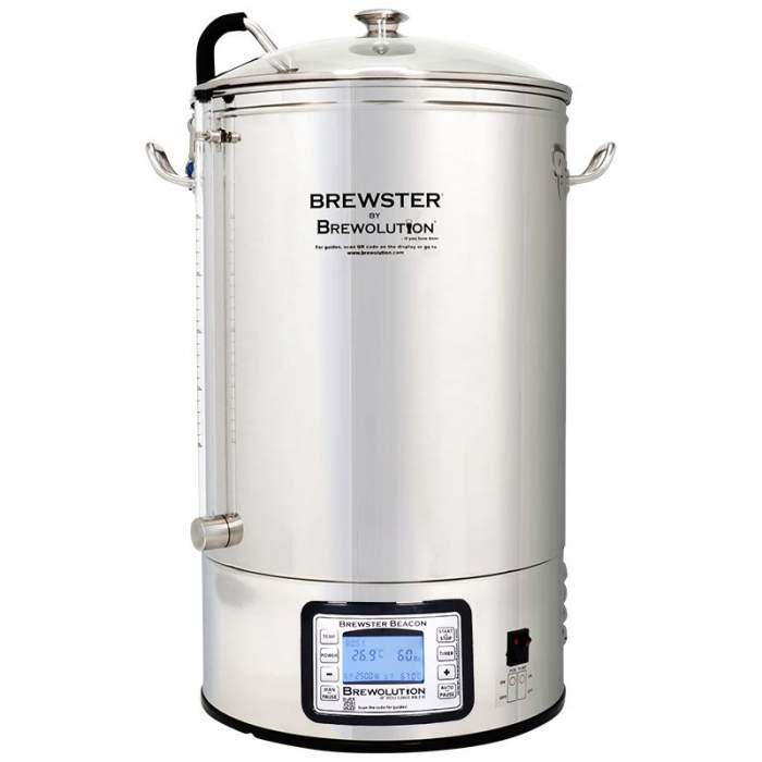 Brewster Beacon brewing machine 40l, with new bottom filter