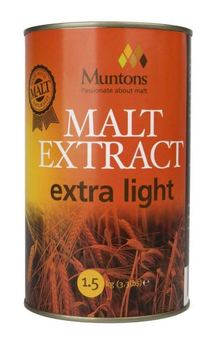 Liquid light malt extract: extra light 1,5 kg