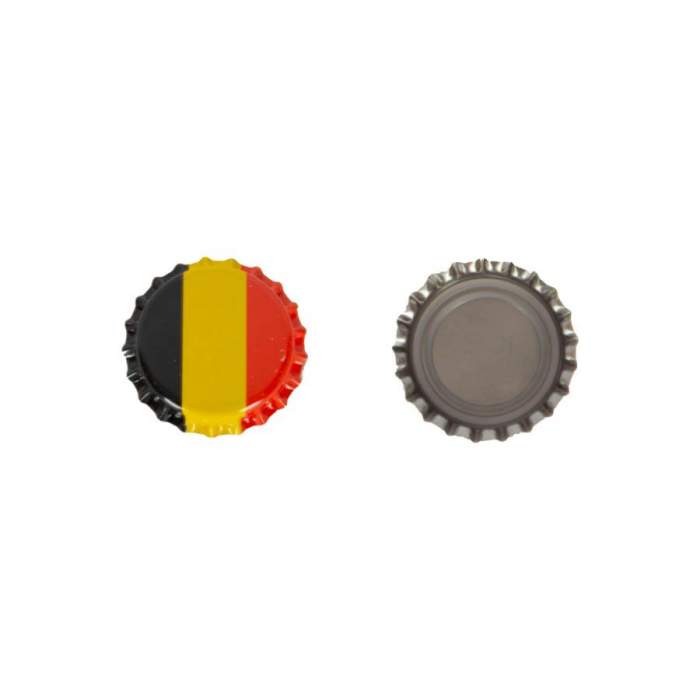 Oxygen absorbing beer cap, Belgian flag