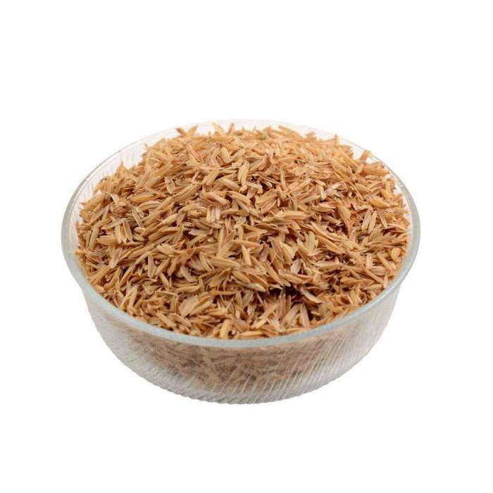 Steam sterilised, cleaned rice husks 10dkg (approx. 1l)